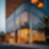 Modern Emaar office exterior showcasing innovative architecture