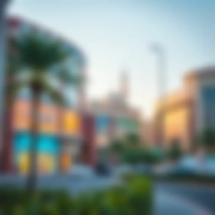 Image depicting the strategic location of the mall within Dubai's vibrant urban landscape.