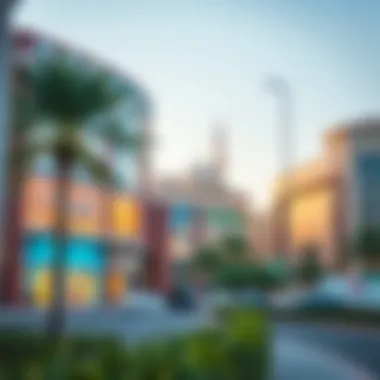 Strategic Location of Dubai Islamic Unit Mall Image depicting the strategic location of the mall within Dubai's vibrant urban landscape.