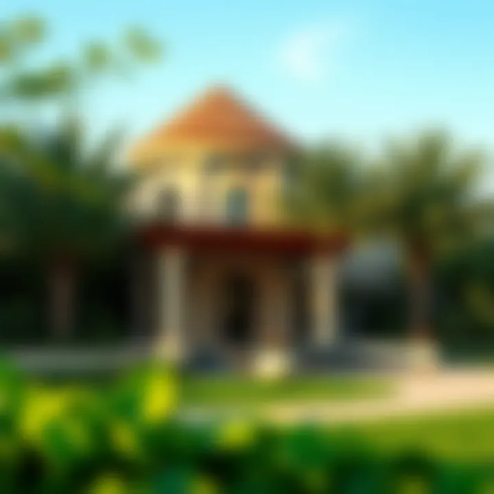 Amenities and green spaces in Madinat Khalifa Al-Furjan