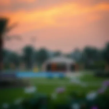 Recreational Park in Al Barsha A serene park in Al Barsha offering recreational activities for residents.