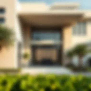 Contemporary Design of Modern Villa Entrances Modern villa entrance featuring sleek lines and contemporary materials