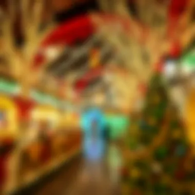 Seasonal Celebrations at Global Village Seasonal decorations at Global Village reflecting festive celebrations and cultural diversity.