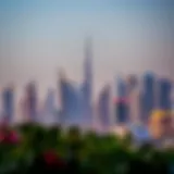 Dynamic Dubai skyline showcasing luxury properties