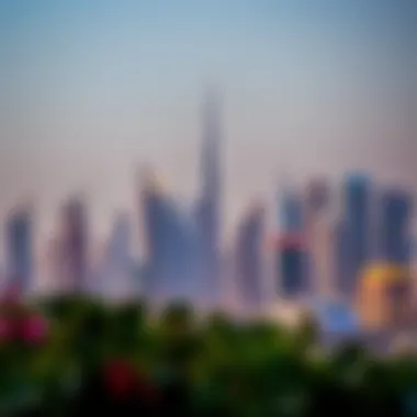 Dubai Skyline: A Glimpse into Luxury Living Dynamic Dubai skyline showcasing luxury properties