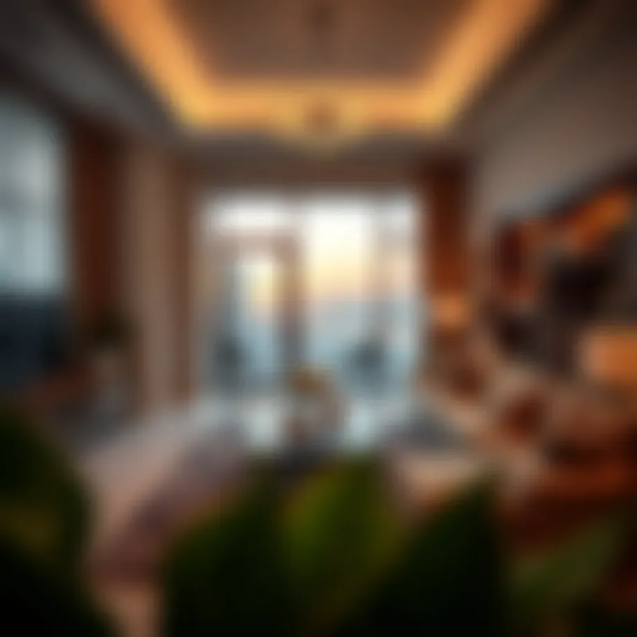 Luxurious living space in Pyramisa Hotel Apartments