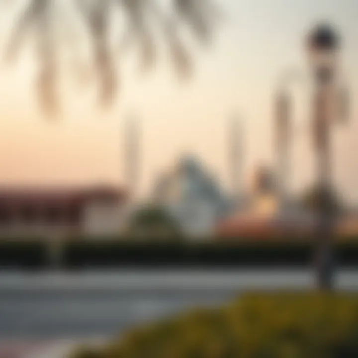 Serene view of Sharjah's cultural landmarks and heritage