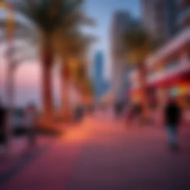 Community Vibes at JBR Vibrant community life along the Jumeirah Beach promenade