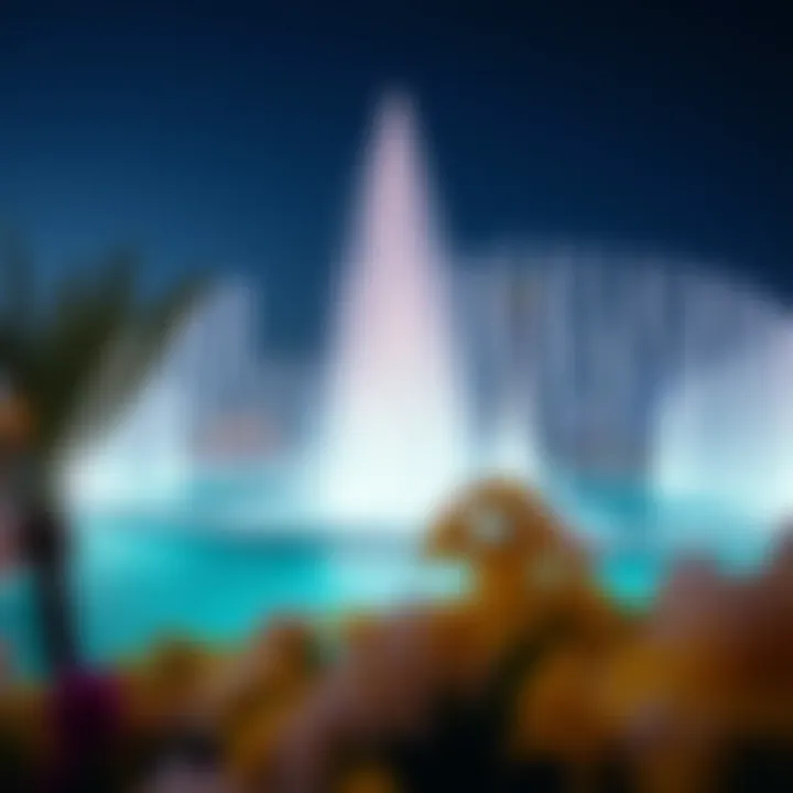 The Dubai Fountain: A Timed Spectacle Summary