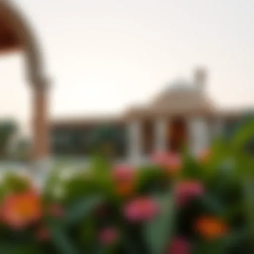 A stunning view of The Sanctuary's architectural design showcasing luxury living.