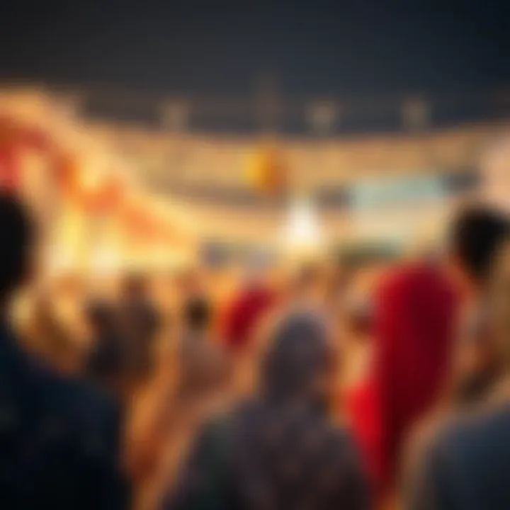 Community gathering during Eid festivities