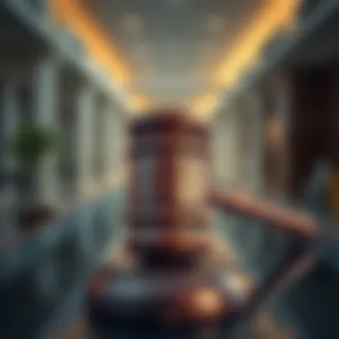 Understanding Landlord-Tenant Rights A gavel signifying legal authority
